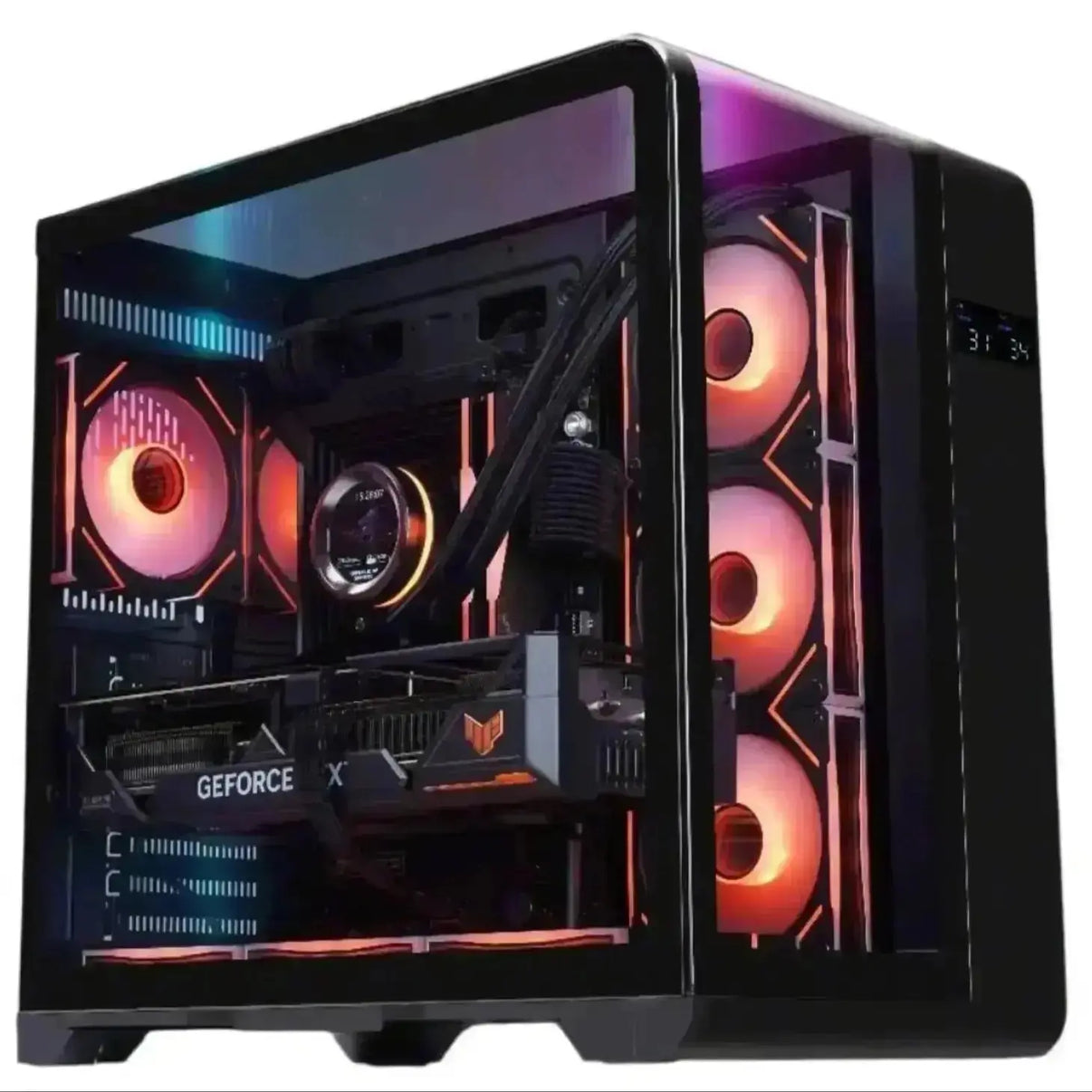 Customized Gaming PC intel i7 14700KF  Nvidia RTX 4070 - 1T NVME SSD WIN11 Pro 360 AIO Liquid Cooler Unitechx Computer Alberta
