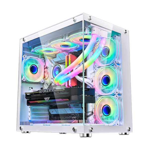 Custom liquid Cooled PC Ryzen7 7800X3D  / 32GB Ram /  NVIDIA GeForce RTX 5080 / 1TB M.2 NVMe SSD- Win11 Pro Uniway Computer Alberta