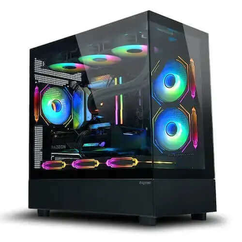 Custom Gaming PC AMD Ryzen7 7700/ AIO Liquid Cooled/1TB Nvme SSD/32GB RGB RAM/NVIDIA RTX 5070/ DLSS4 / VR AI Ready/ Win11 Pro - English Uniway Computer Alberta